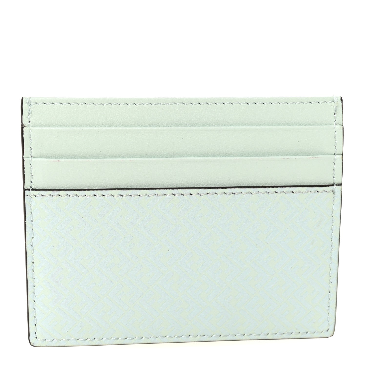 Fendi Vitello Grace Micro FF Card Holder Mint 1 of 8