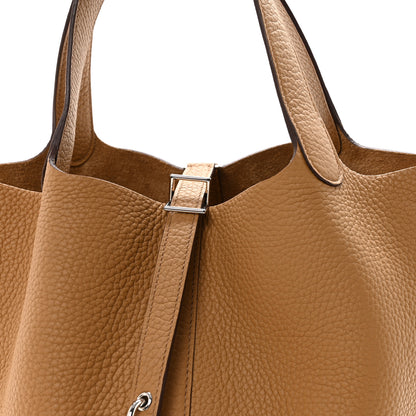 Hermes Taurillon Clemence Picotin Lock 22 Biscuit Biscuit 7 of 10