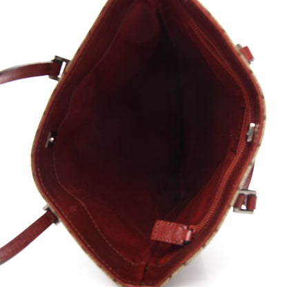 Gucci GG Plus Monogram Vertical Tote Red 5 of 10