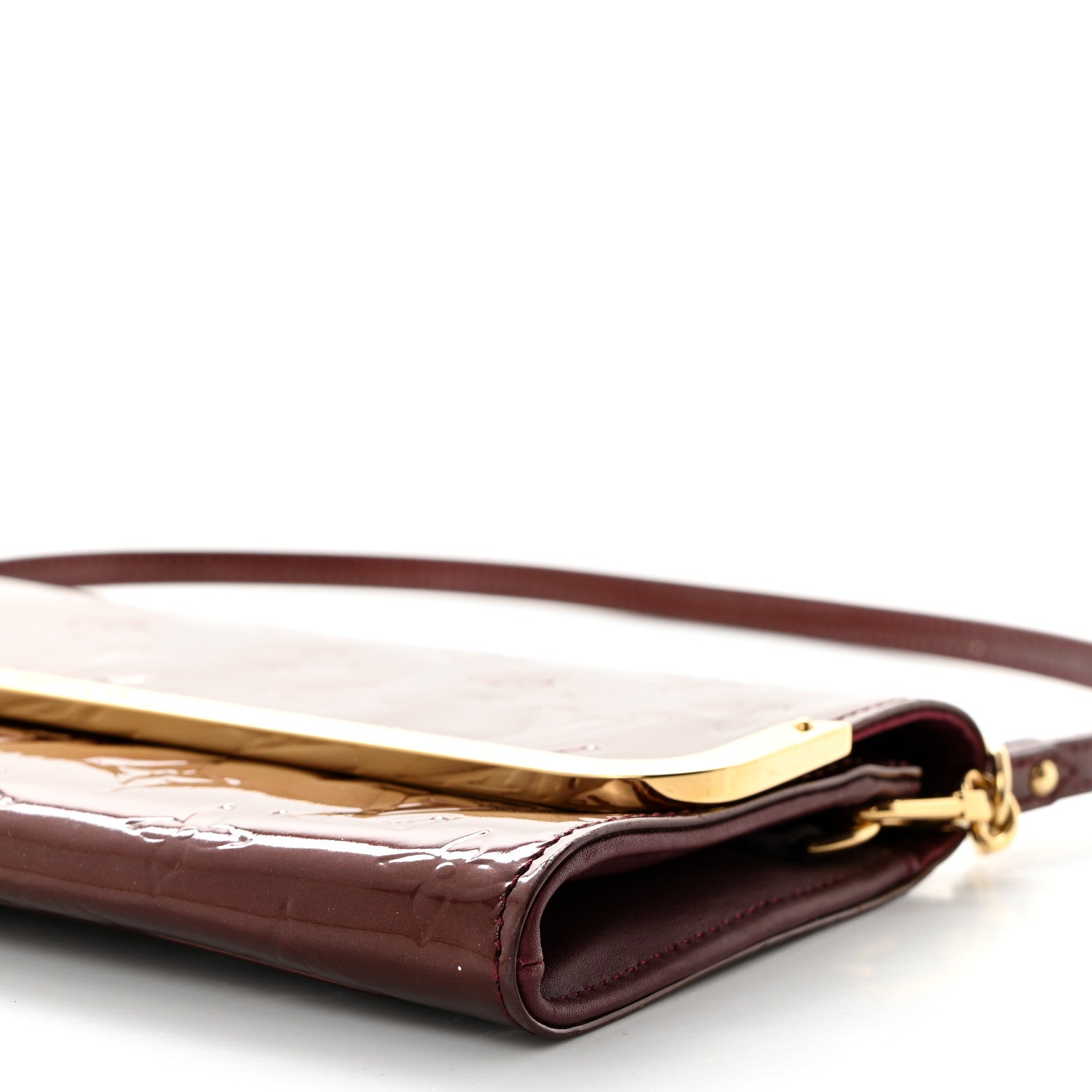 Louis Vuitton Vernis Rossmore MM Amarante 9 of 9