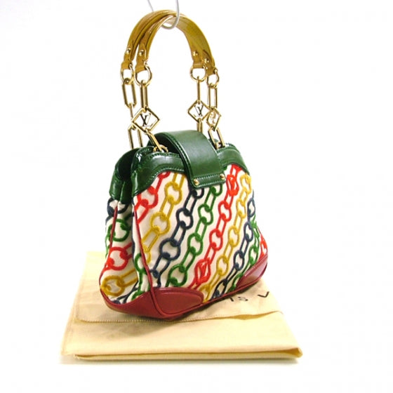 Louis Vuitton Velvet Chains Mini Linda Purse 3 of 10