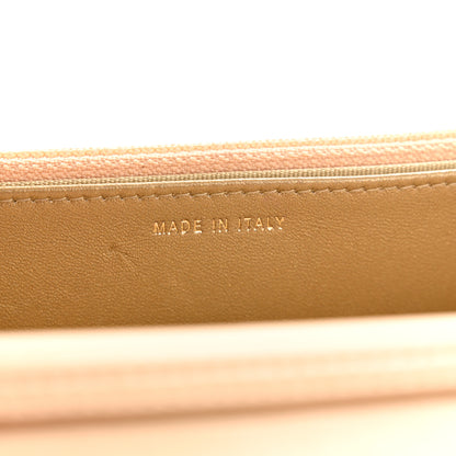 Chanel Lambskin Quilted CC Pearl Crush Wallet on Chain WOC Light Beige 7 of 12