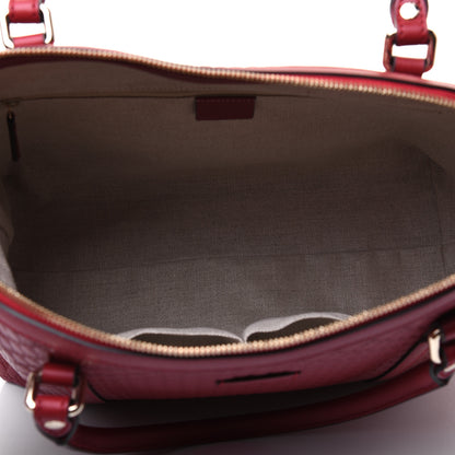 Gucci Soft Microguccissima Dome Satchel Red 5 of 17