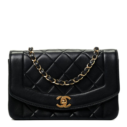 Chanel Lambskin Quilted Small Single Flap Black 1 of 4
