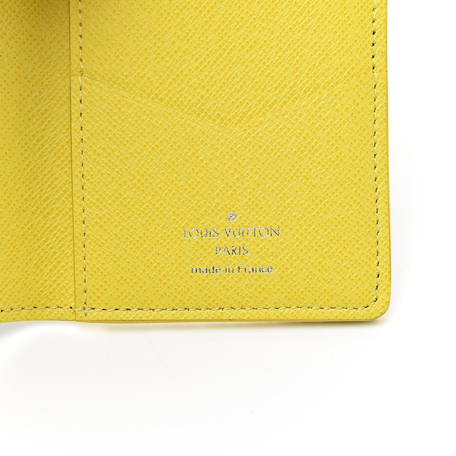 Louis Vuitton Damier Graphite Logo Pocket Organizer Yellow 6 of 10