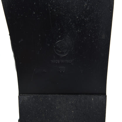 Chanel Grained Calfskin Velcro Dad Sandals 38 Black 7 of 23