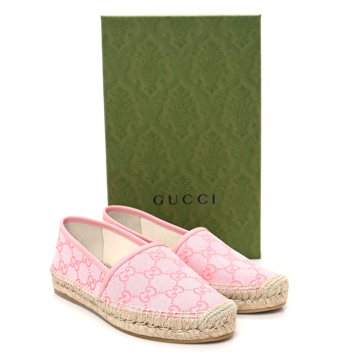Canvas Monogram Espadrilles 37 Soft Pink