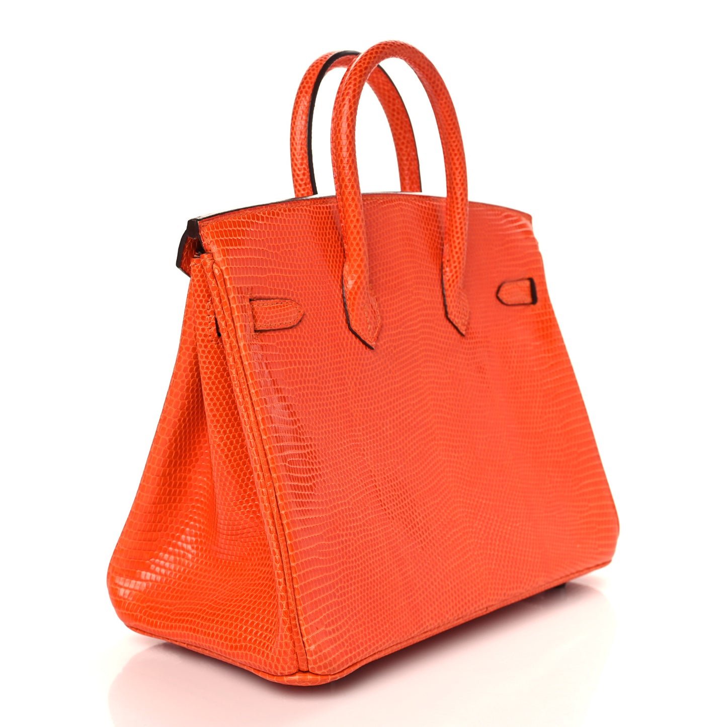 Lizard Birkin 25 Orange