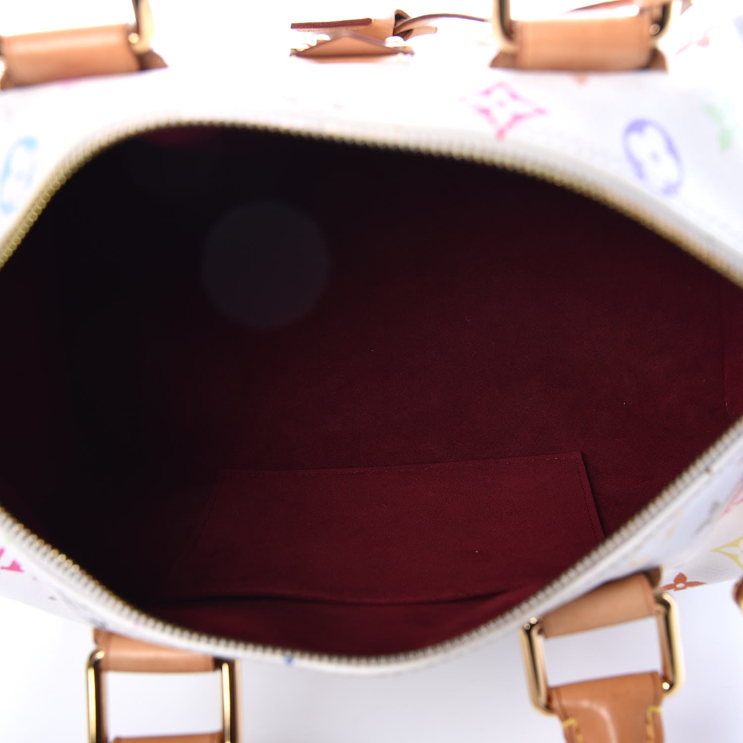 Louis Vuitton Monogram Multicolor Speedy 30 White 5 of 10