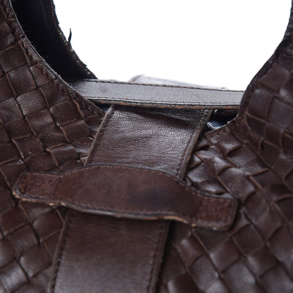 Bottega Veneta Nappa Intrecciato Shoulder Bag Brown 18 of 18