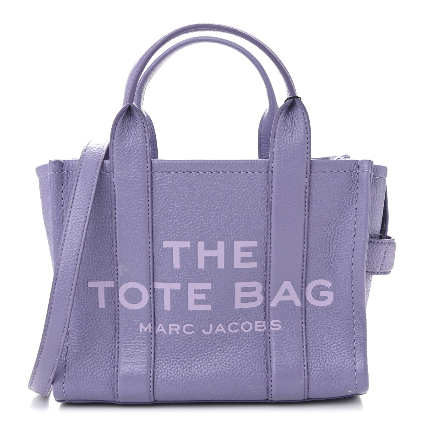 Marc Jacobs Grained Calfskin Small The Tote Bag Lavender 1 of 12