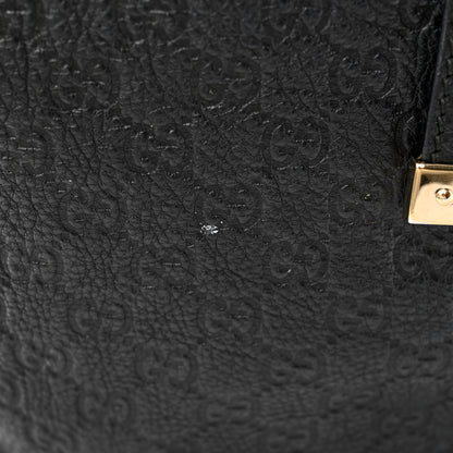 Gucci Guccissima Large New Ladies Web Hobo Black 14 of 14
