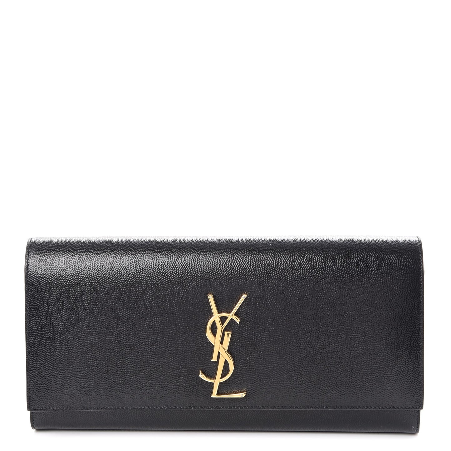 Grain De Poudre Monogram Cassandre Clutch Black