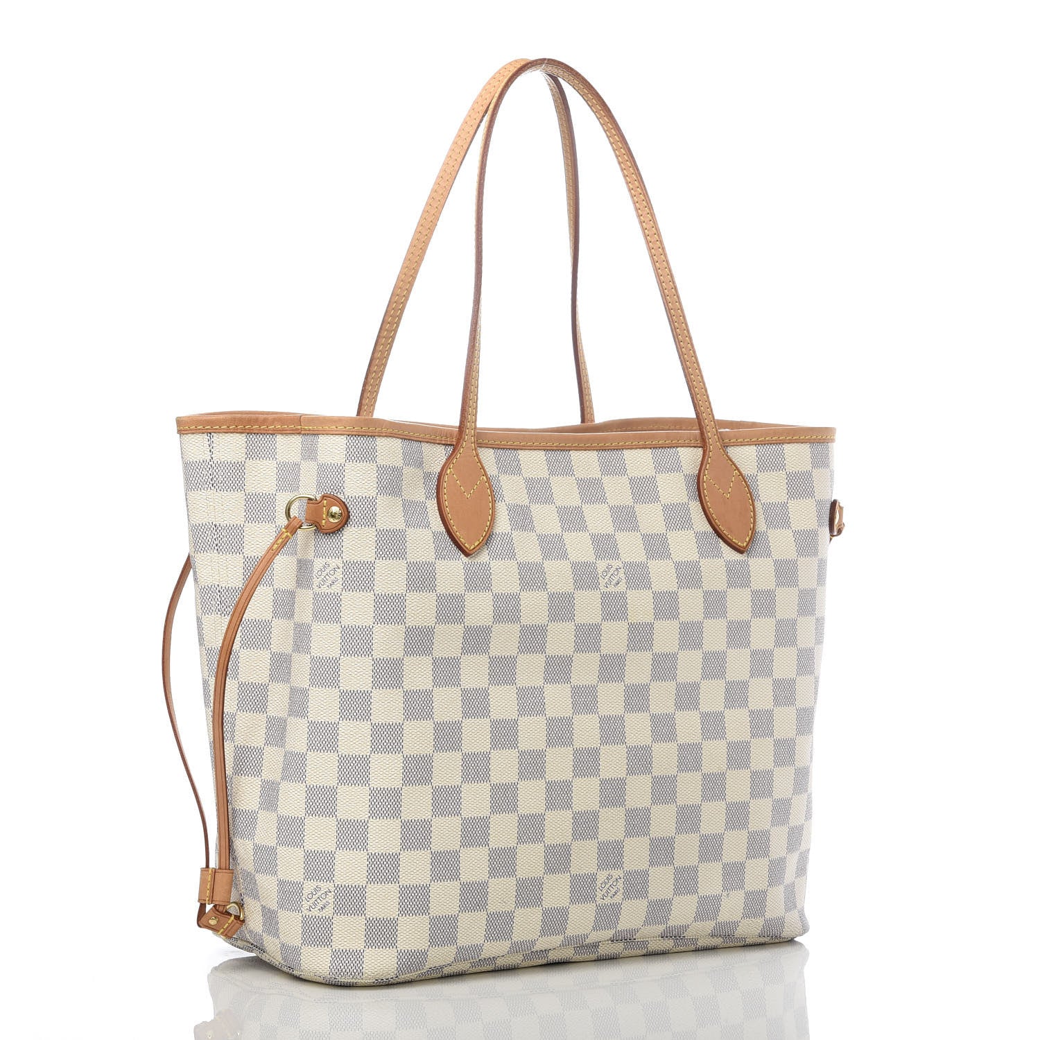 Louis Vuitton Damier Azur Neverfull MM 3 of 9