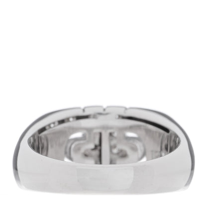 Bulgari 18K White Gold Diamond Parentesi Ring 53 6.5 3 of 5