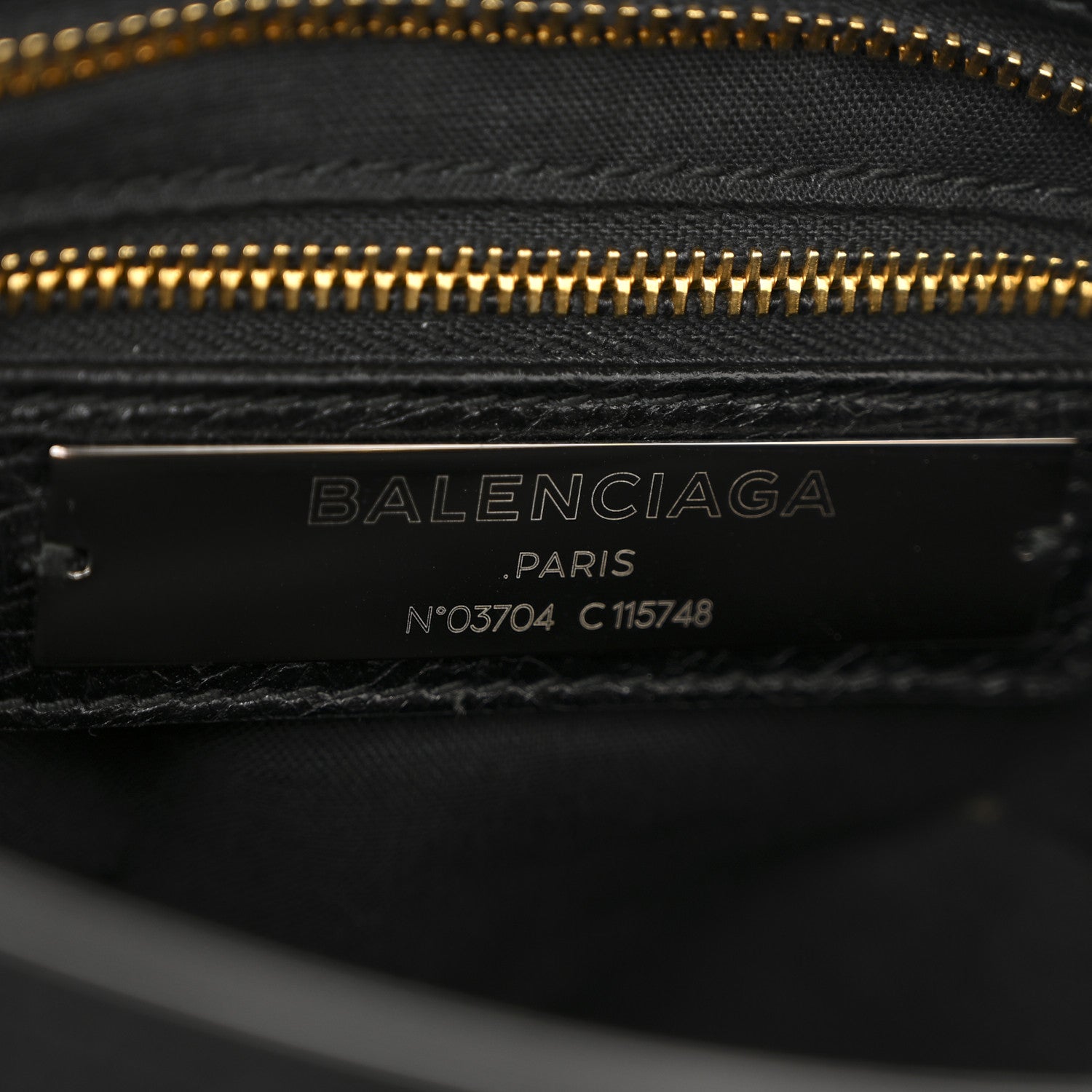 Balenciaga Agneau Classic Gold Hardware City Black 7 of 12