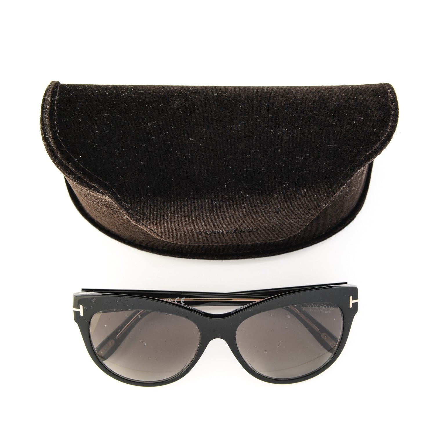 Tom Ford Polarized Lily Sunglasses TF430 Black 12 of 12