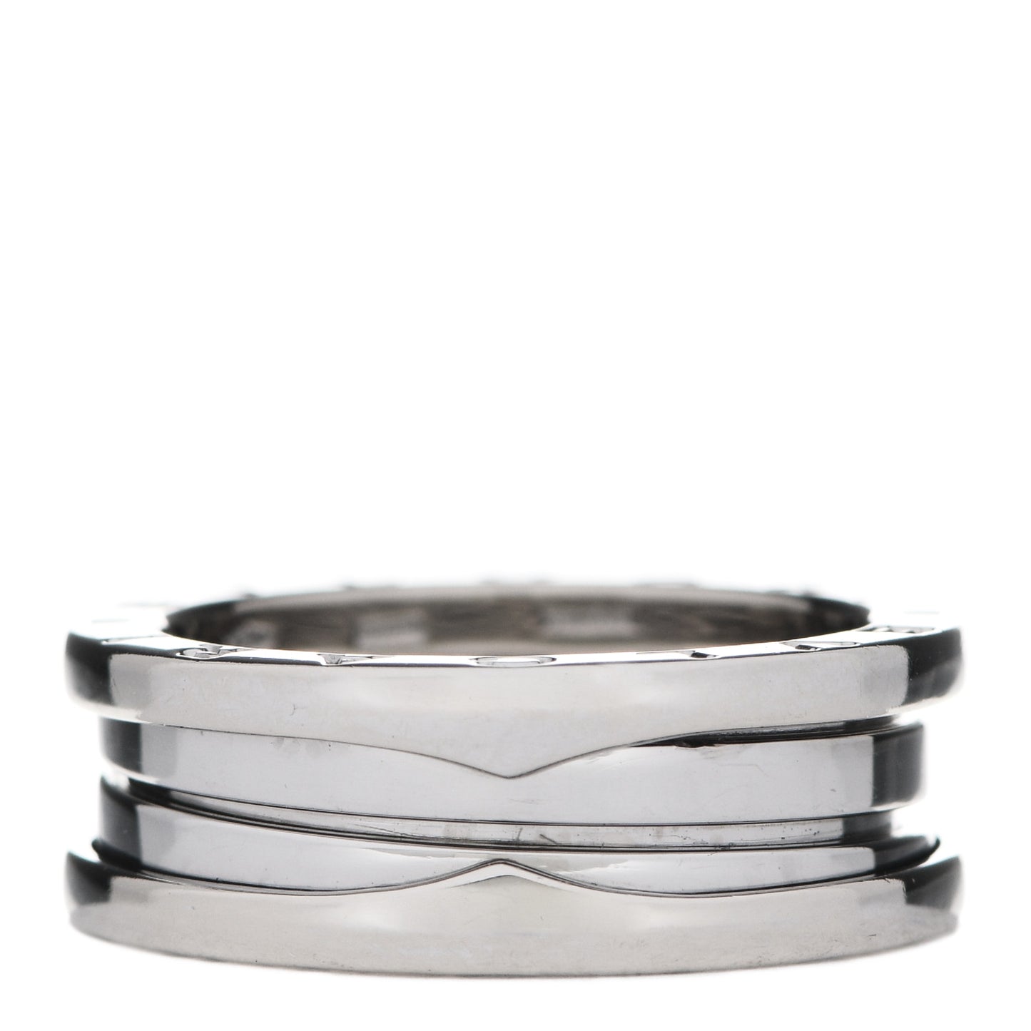 18K White Gold B.Zero1 Three-Band Ring 55 7.25