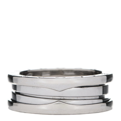 Bulgari 18K White Gold B.Zero1 Three-Band Ring 55 7.25 1 of 5