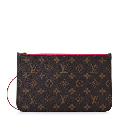 Louis Vuitton Monogram Neverfull MM GM Pochette Pivoine 1 of 6