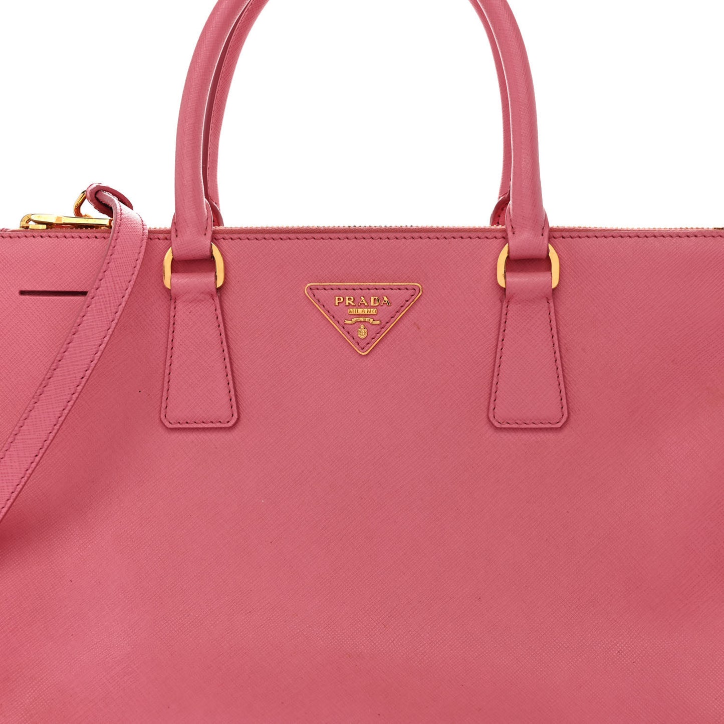 Saffiano Galleria Double Zip Tote Geranio Geranio