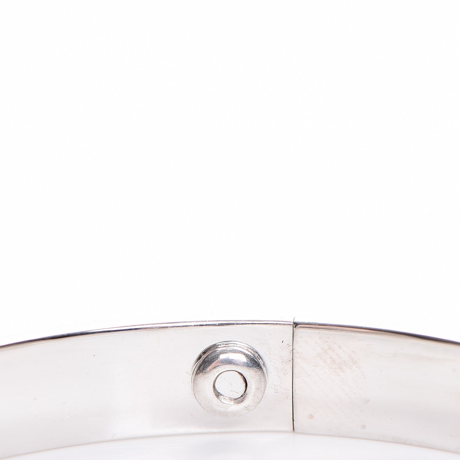 Cartier 18K White Gold 6 Diamond LOVE Bracelet 18 9 of 9