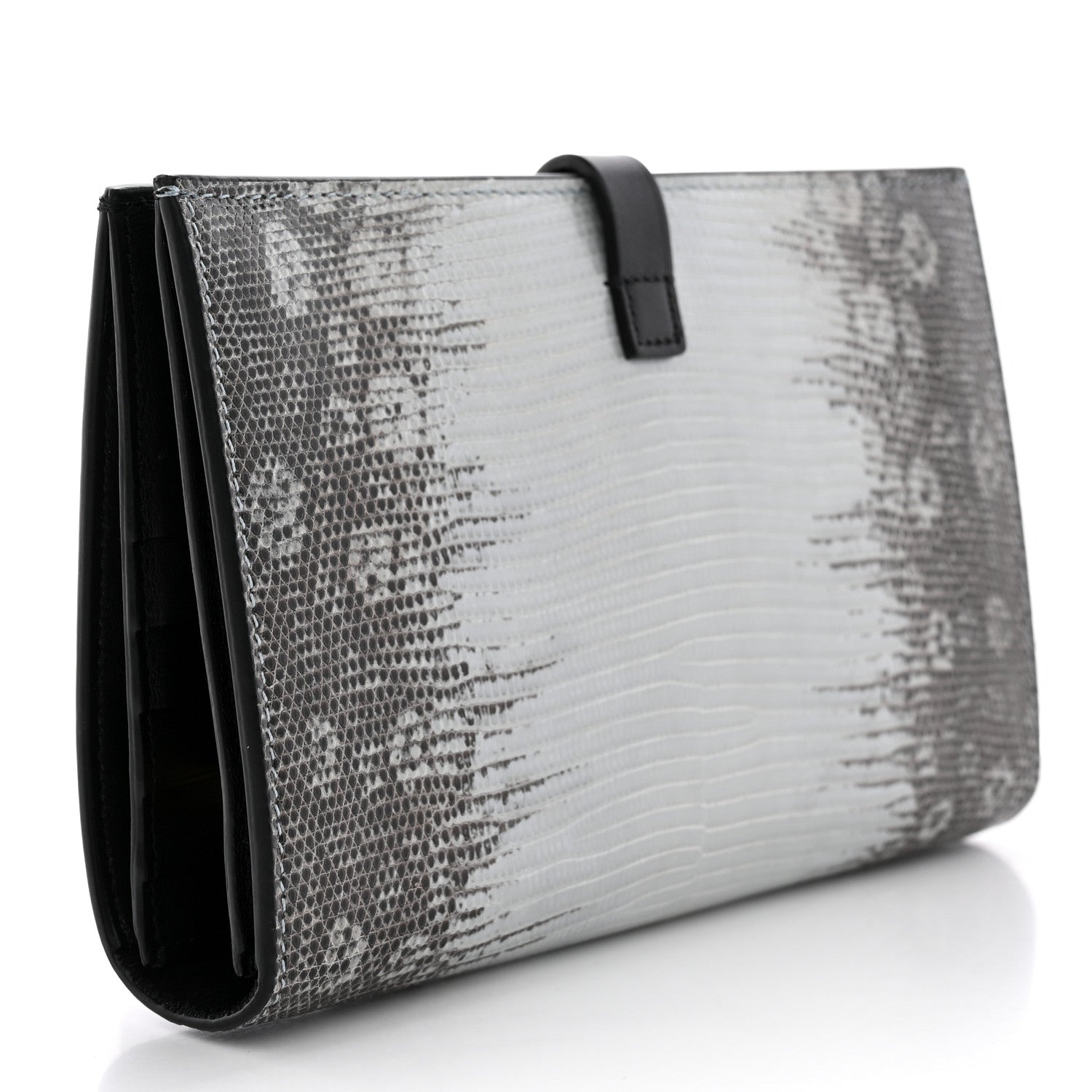 Celine Lizard Calfskin Large Multifunction Strap Wallet Natural 3 of 11