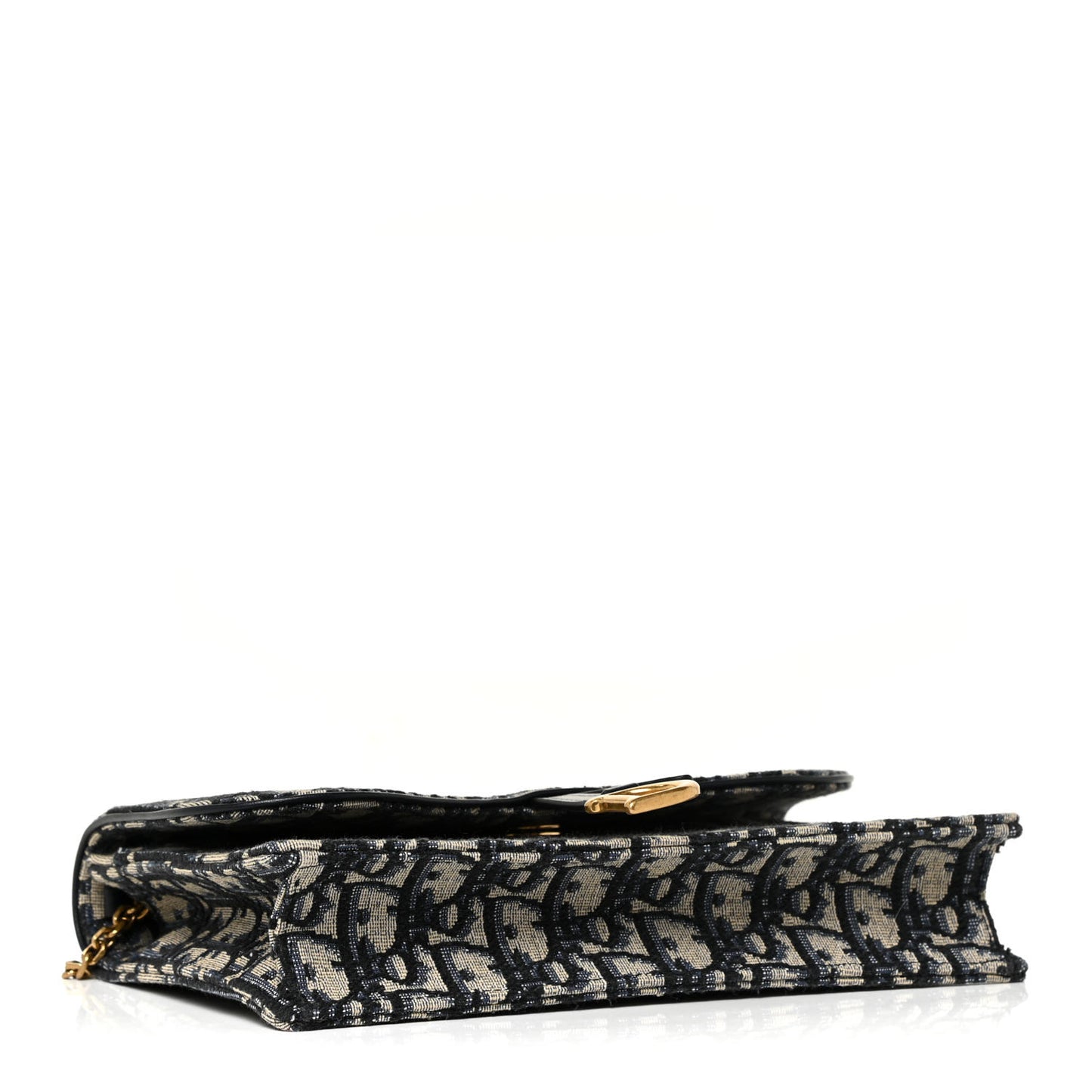 Oblique Saddle Chain Pouch Blue