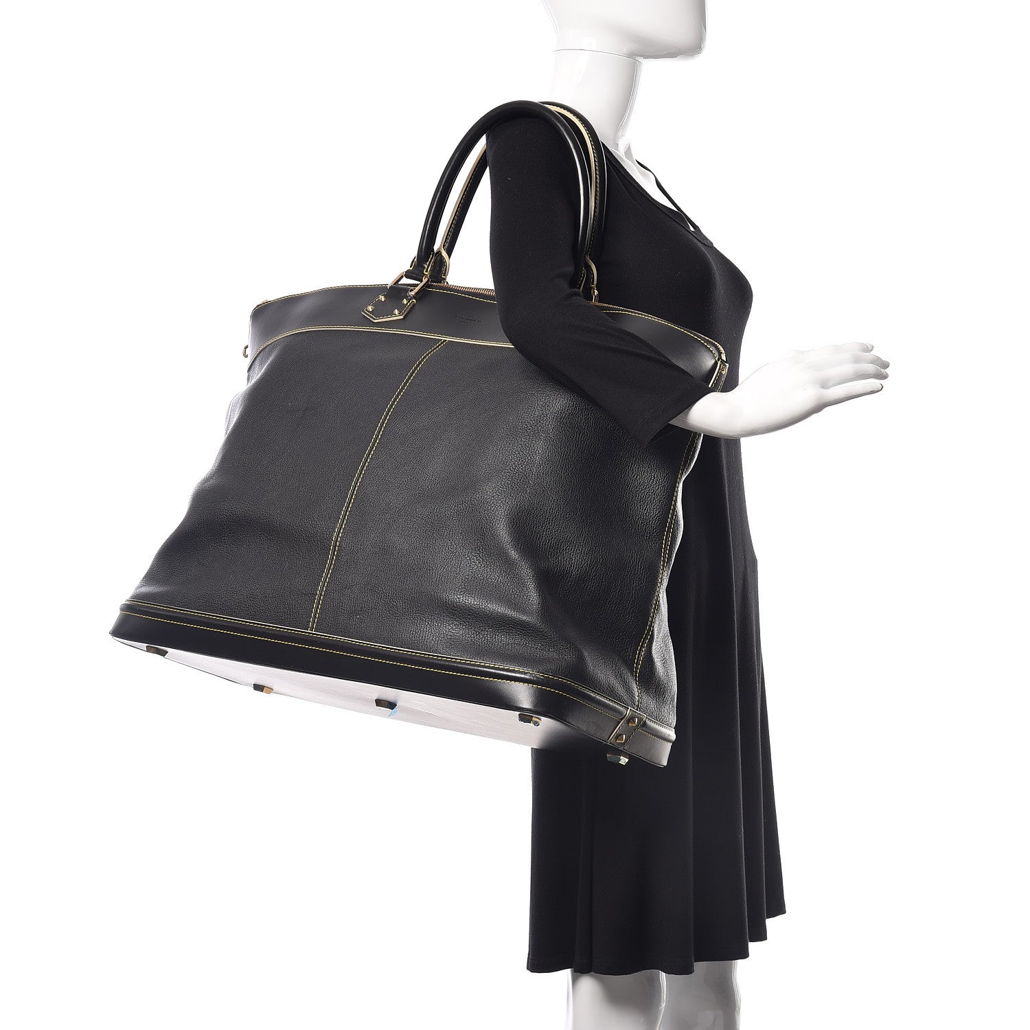 Louis Vuitton Suhali Lockit Voyage Black 2 of 14