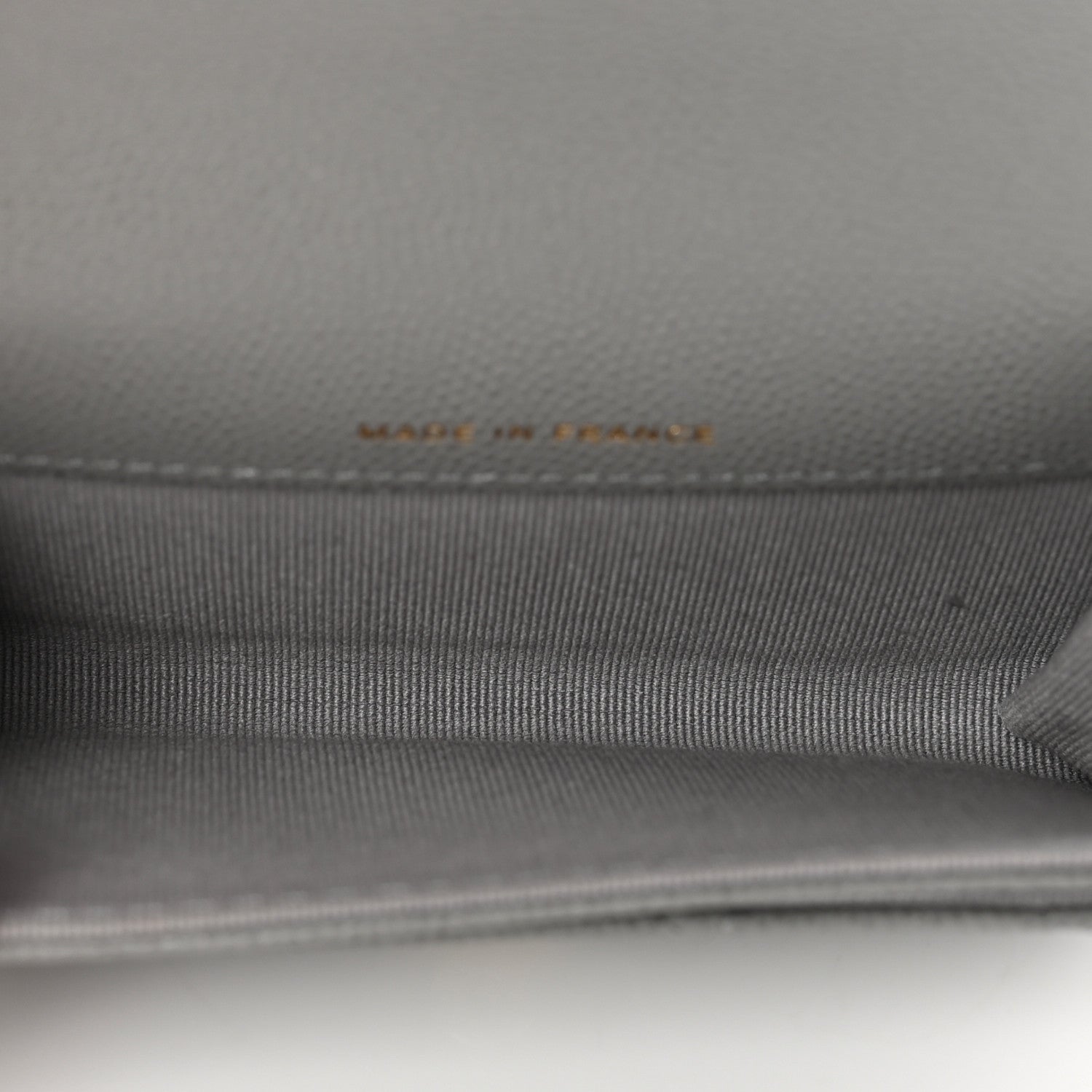 Chanel Caviar Quilted Flap Card Holder Wallet Dark Grey 5 of 8