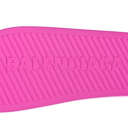 Balenciaga Rubber Womens Chunky Slide Sandals 41 Pink 6 of 9