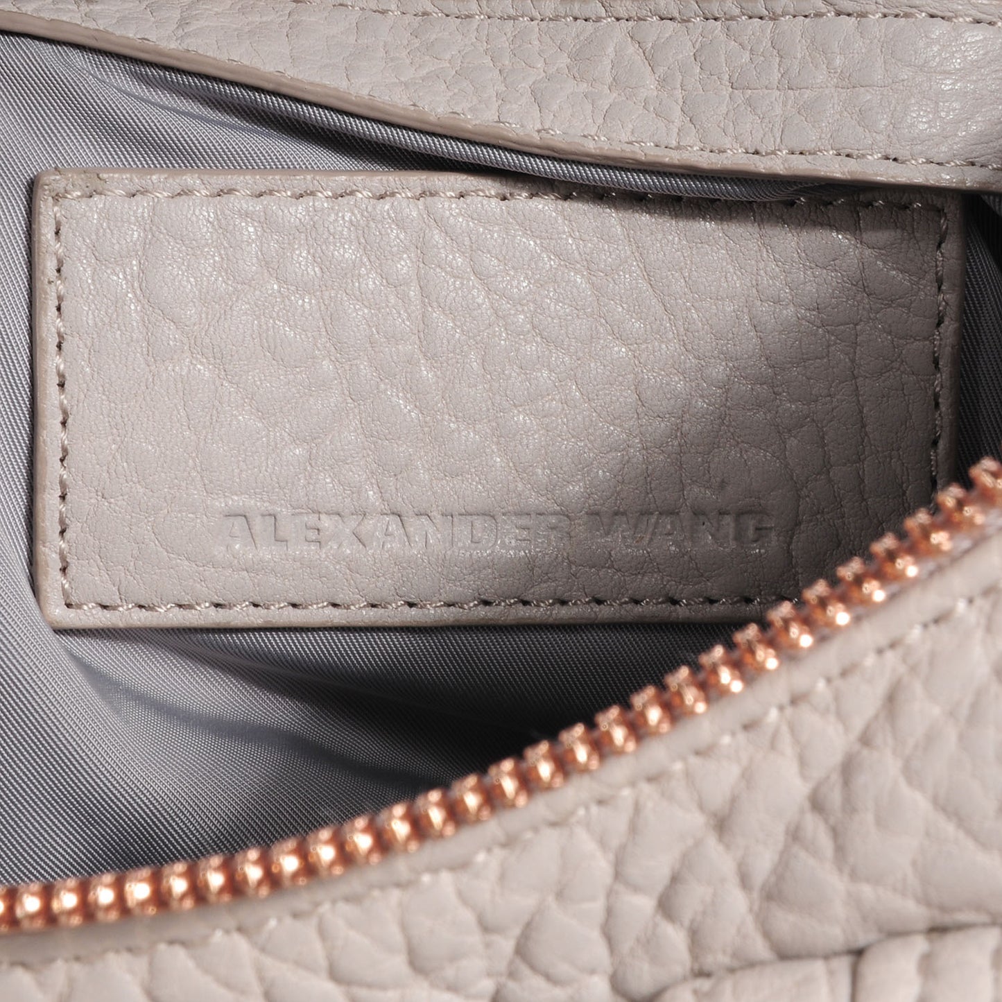Pebbled Leather Rockie Lilac w Rose Gold Hardware