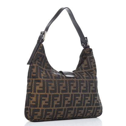 Louis Vuitton FENDI Zucca Small Shoulder Bag Tobacco 3 of 7