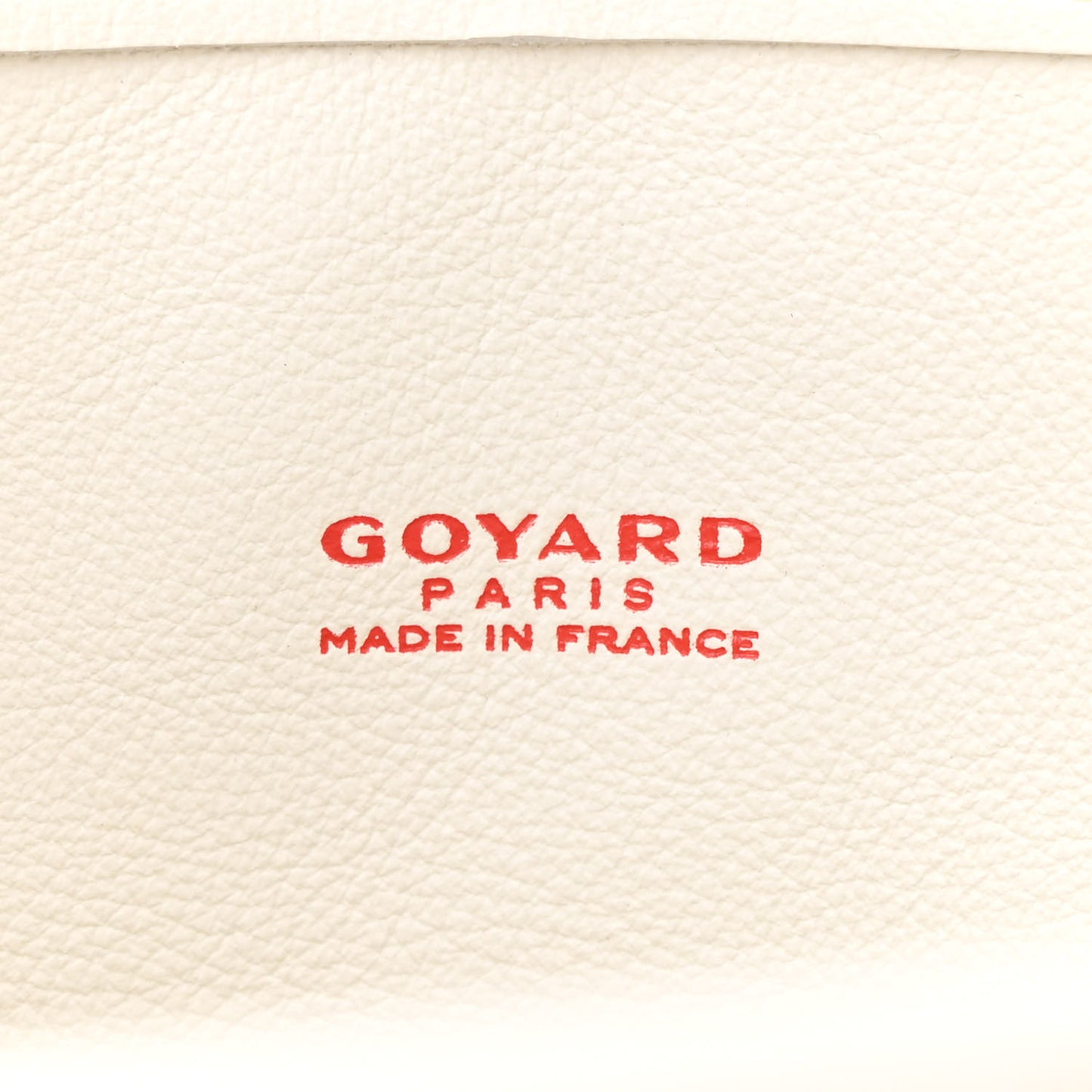 Goyardine Reversible Mini Anjou White