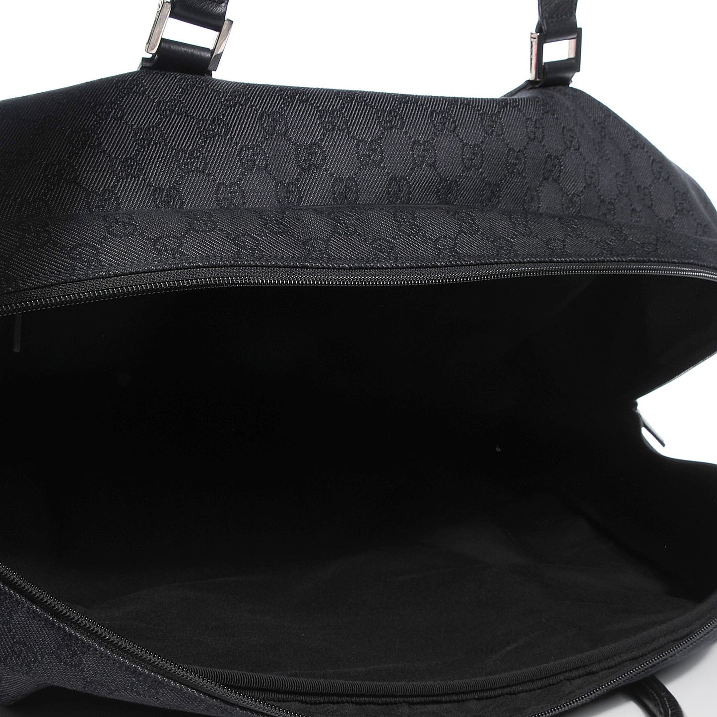 Denim Monogram Large Duffle Black