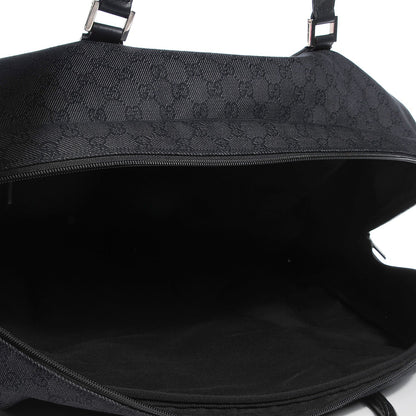 Gucci Denim Monogram Large Duffle Black 7 of 7