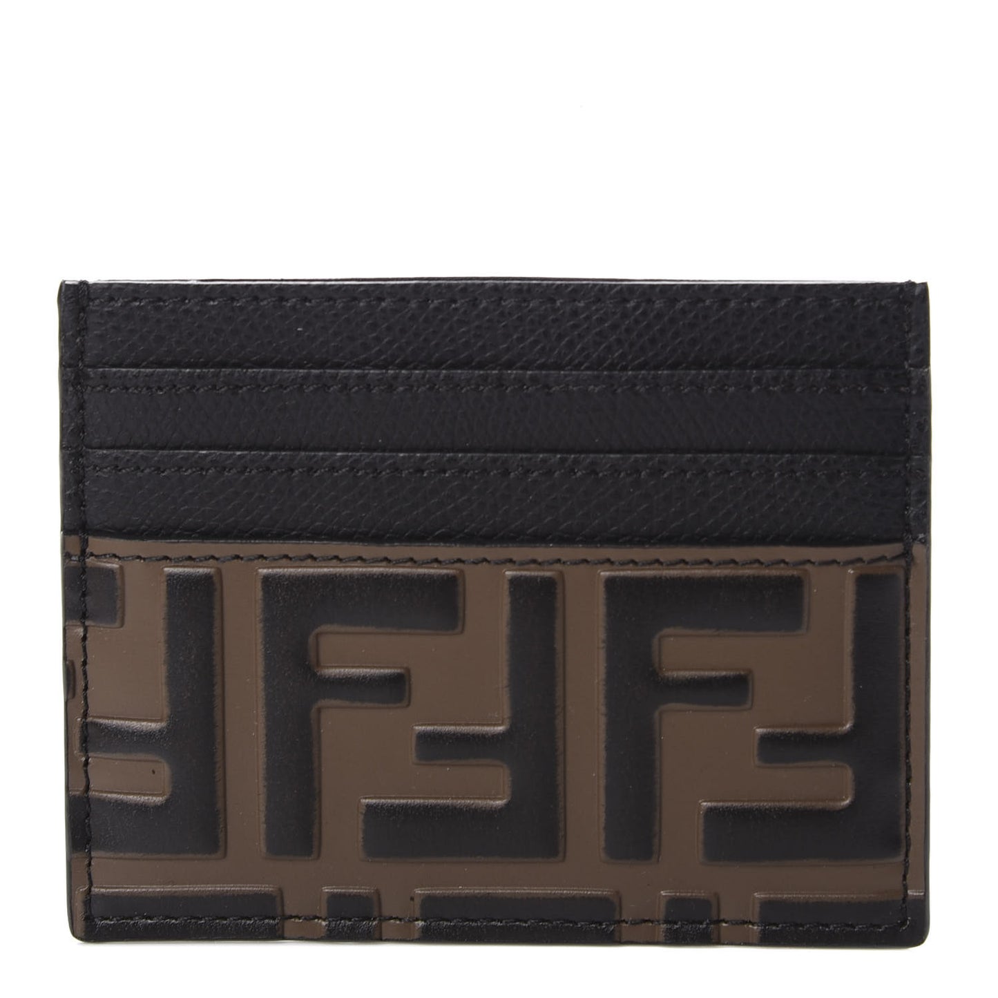 Vitello Cruise Bi-Color FF 1974 Embossed Card Holder Maya Black