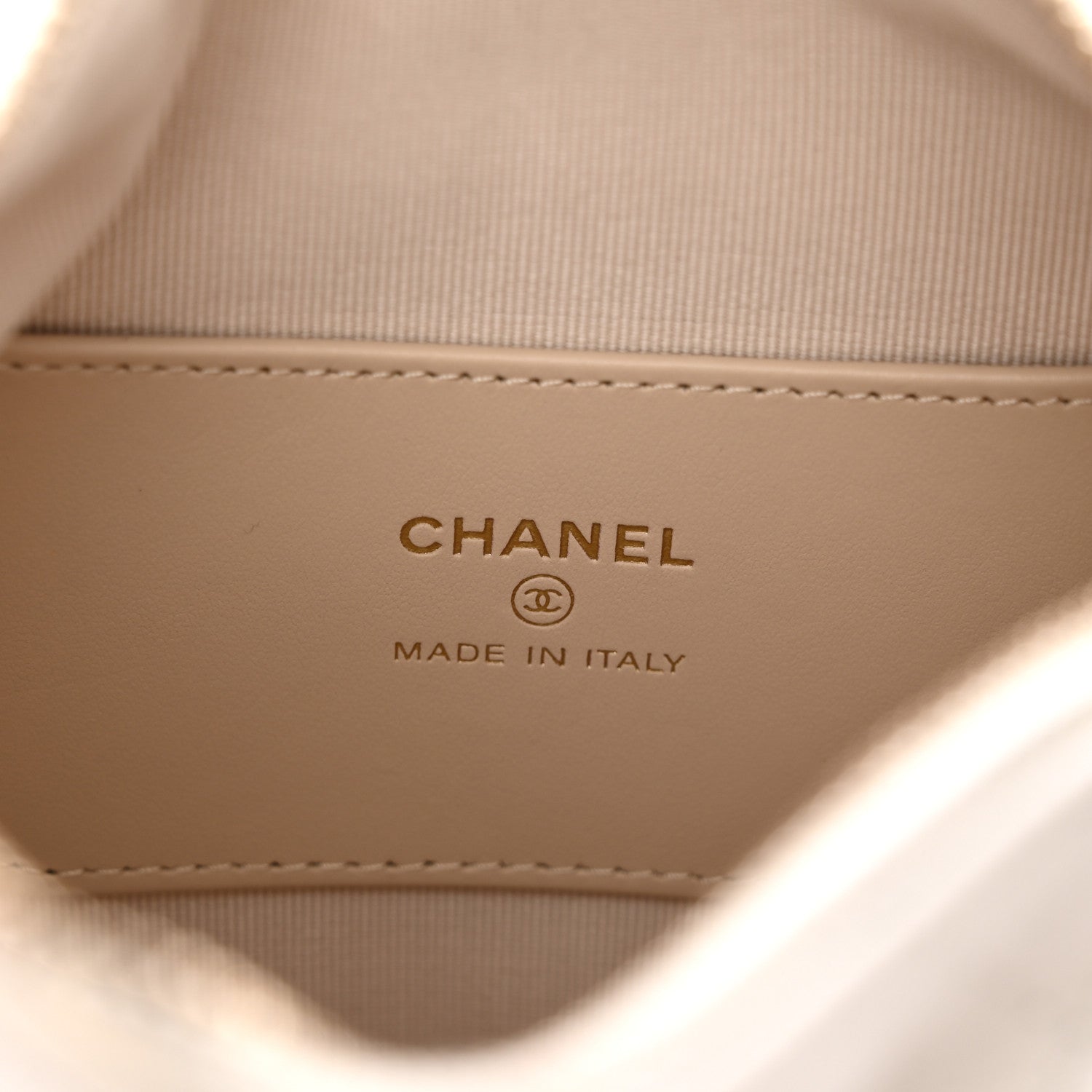 Chanel Caviar Quilted Pearl Chain Pouch Hobo White 6 of 10