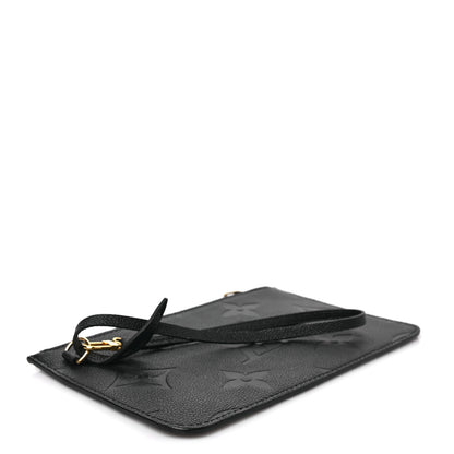 Louis Vuitton Empreinte Monogram Giant Neverfull MM Pochette Black 4 of 5