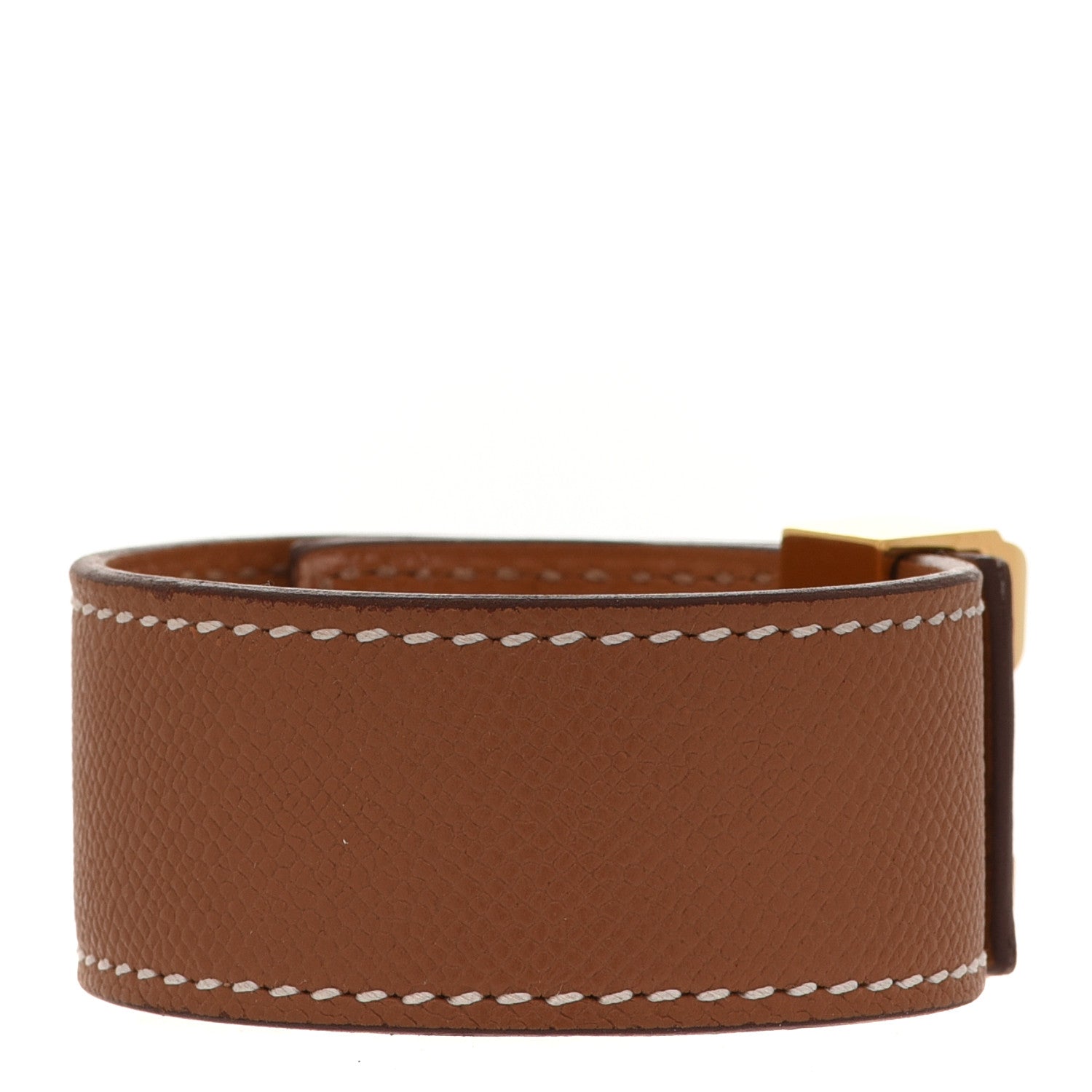 Hermes Madame Calfskin Collier de Chien 24 Bracelet T1 Gold 3 of 6