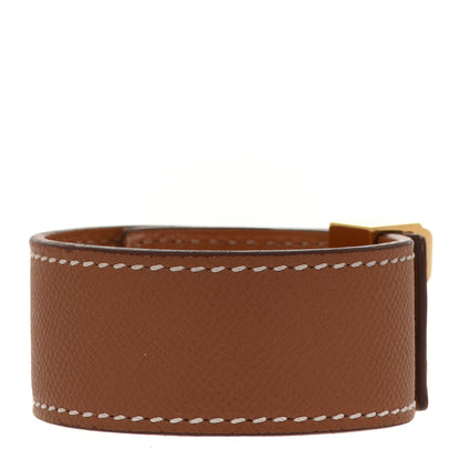 Hermes Madame Calfskin Collier de Chien 24 Bracelet T1 Gold 3 of 6