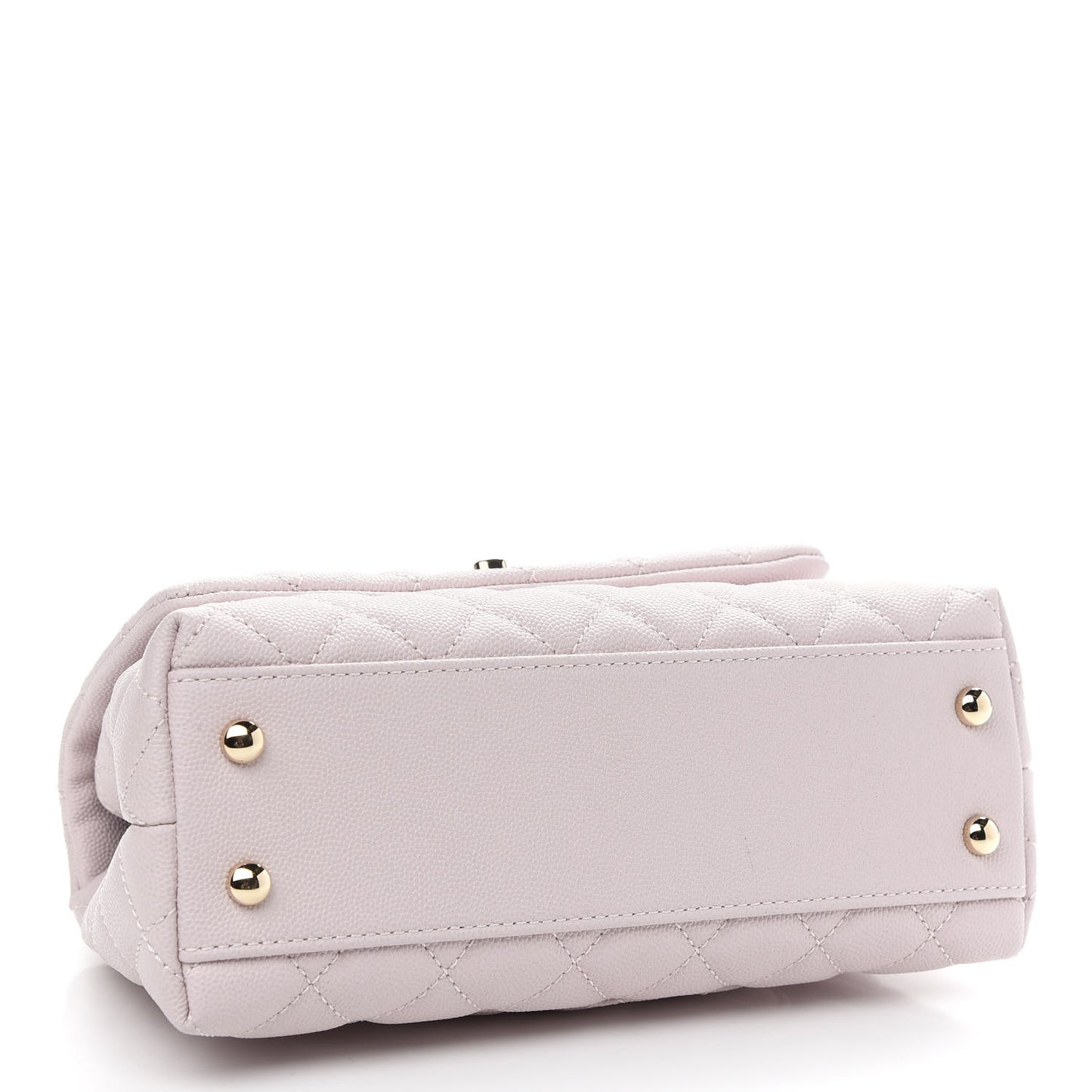 Caviar Quilted Mini Coco Handle Flap Lilas Lilac