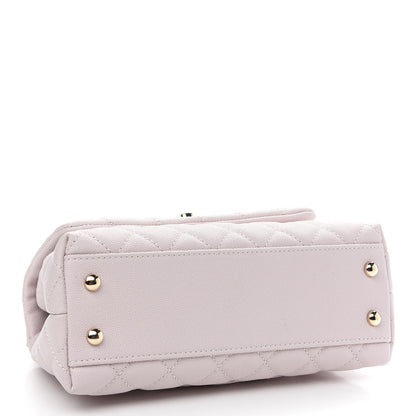 Chanel Caviar Quilted Mini Coco Handle Flap Lilas Lilac 4 of 9