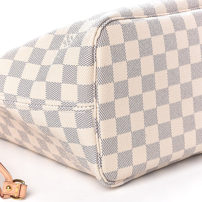 Louis Vuitton Damier Azur Neo Neverfull MM Rose Ballerine 11 of 13