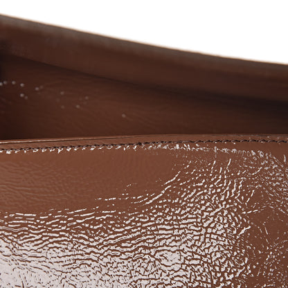 Saint Laurent Textured Patent Calfskin Monogram Large Belle De Jour Clutch Nude 10 of 11