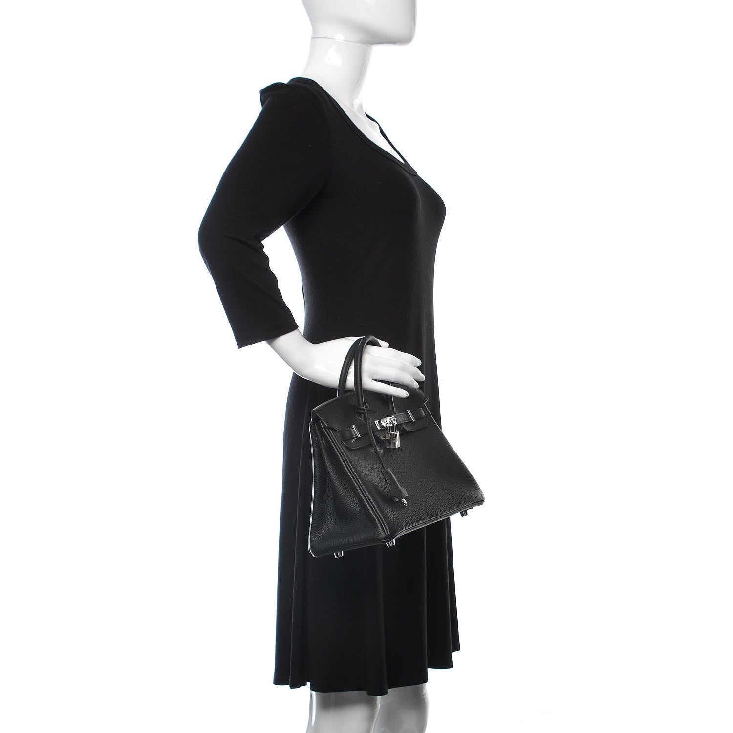 Hermes Togo Birkin 25 Black 2 of 10