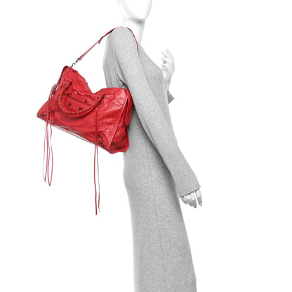 Balenciaga Agneau Classic Hardware City Rouge Coquelicot 2 of 11