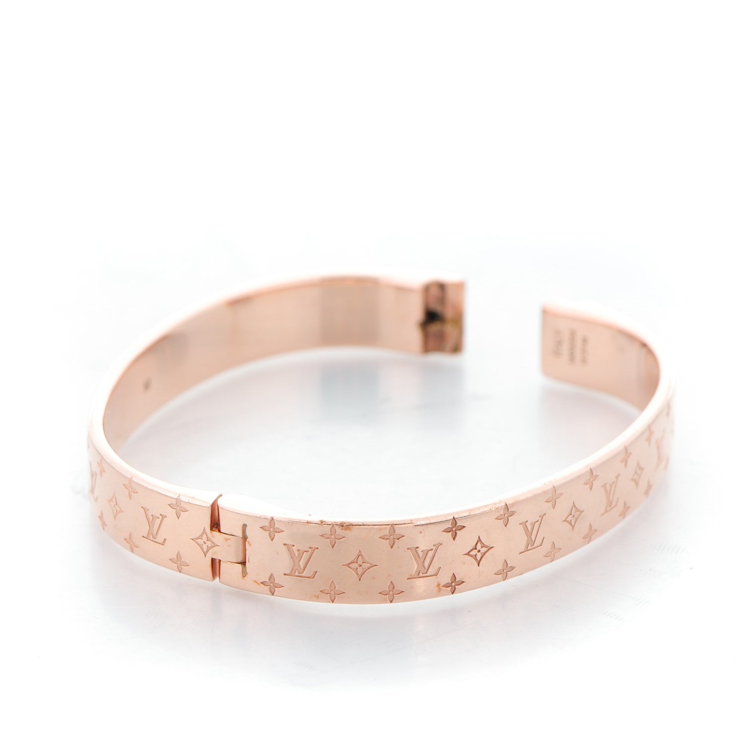 Louis Vuitton Nanogram Cuff M Pink Gold 3 of 6