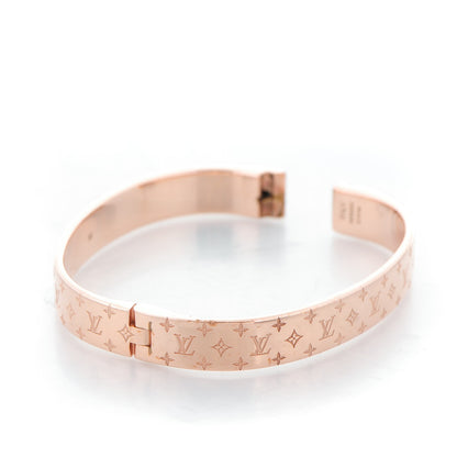 Louis Vuitton Nanogram Cuff M Pink Gold 3 of 6