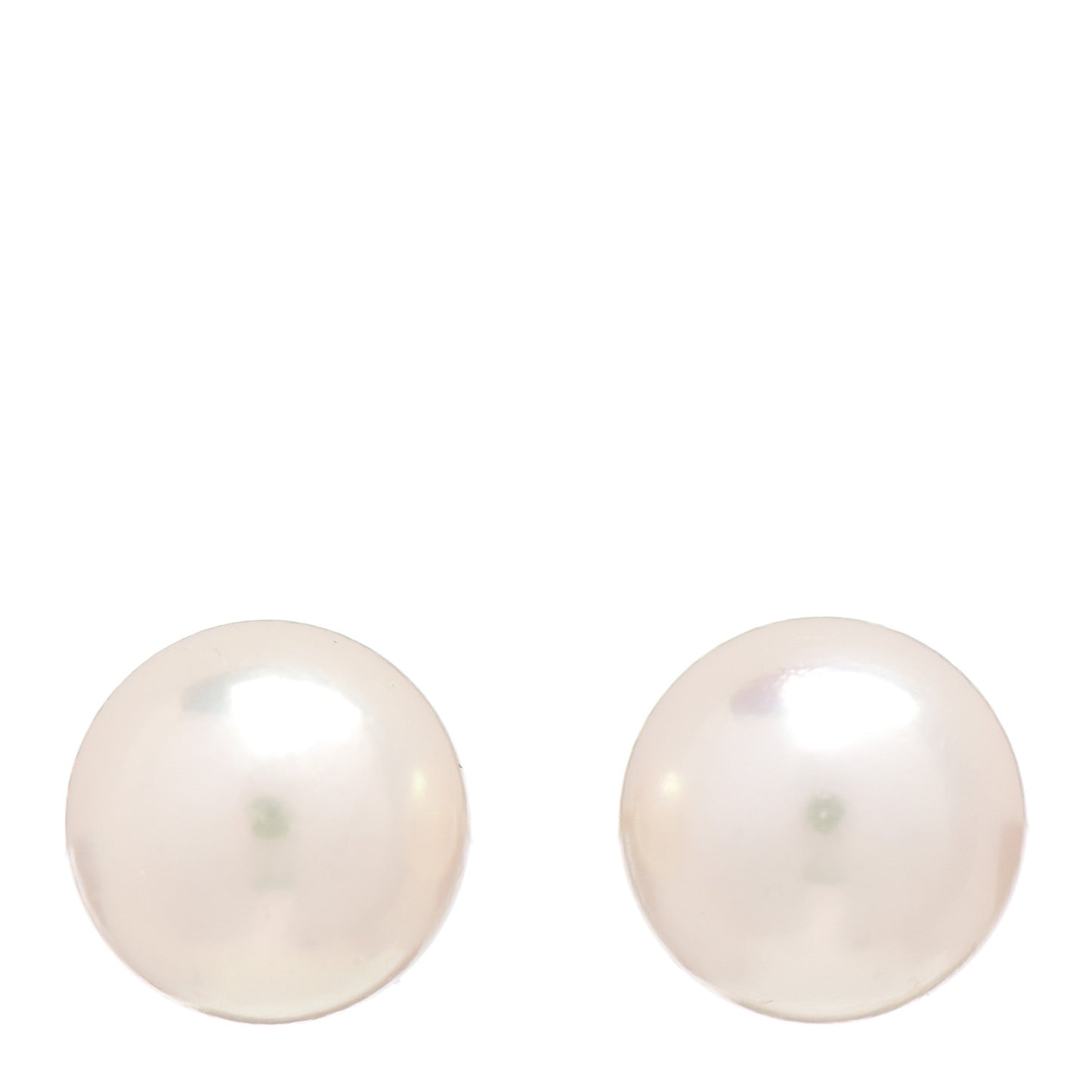 18K Yellow Gold 8-8.5mm Akoya Pearl Stud Earrings